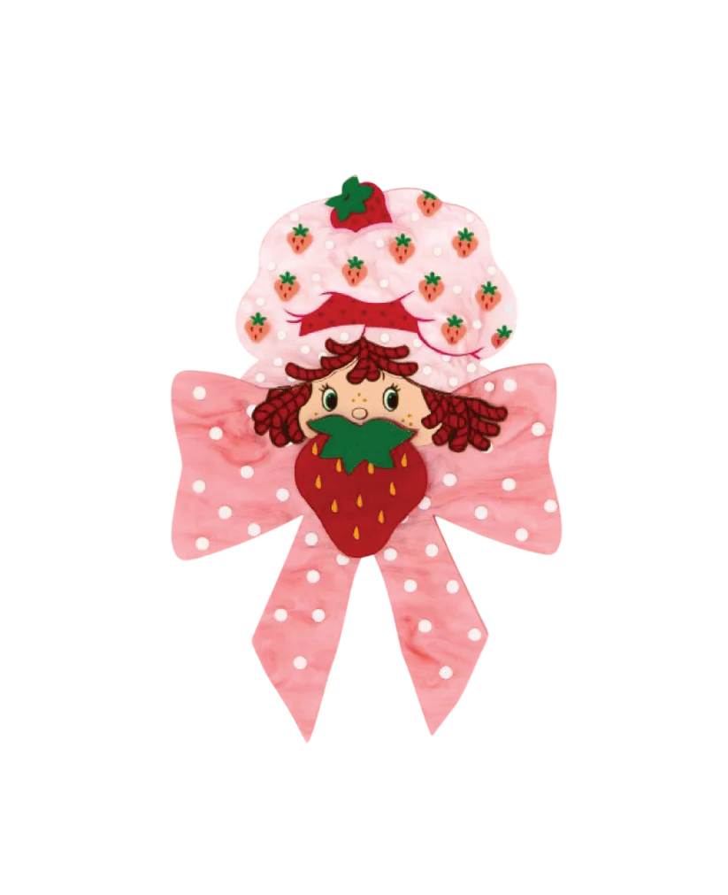 Strawberry Shortcake™ Berry Bow Layered Acrylic Collectible Pin