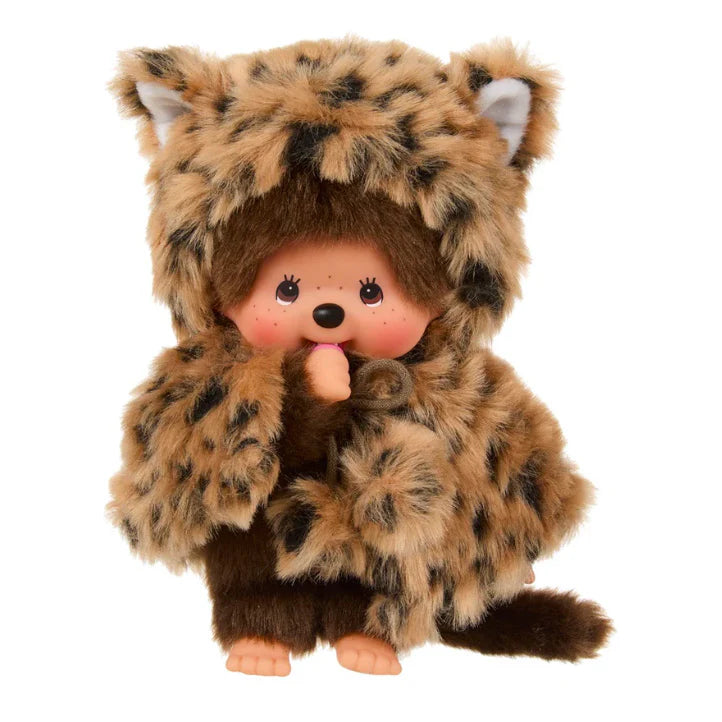 Monchhichi Leopard Hood Girl