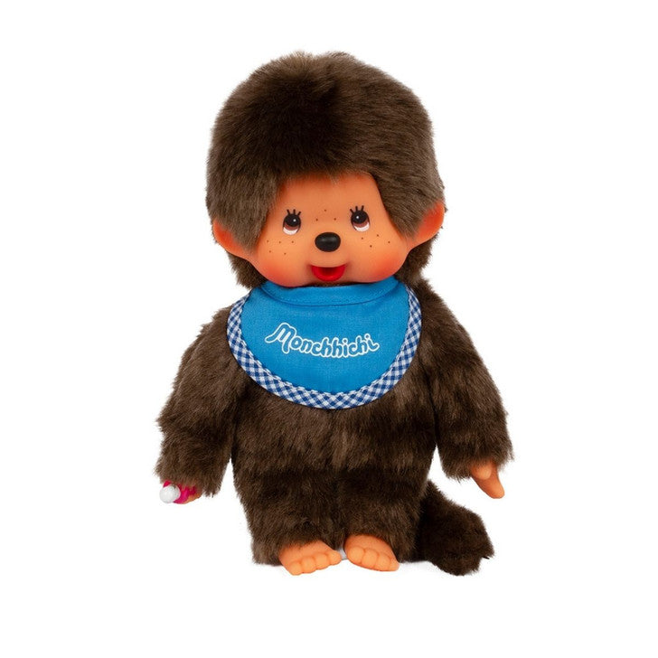 Monchhichi - Standard Boy W/ Blue Bib
