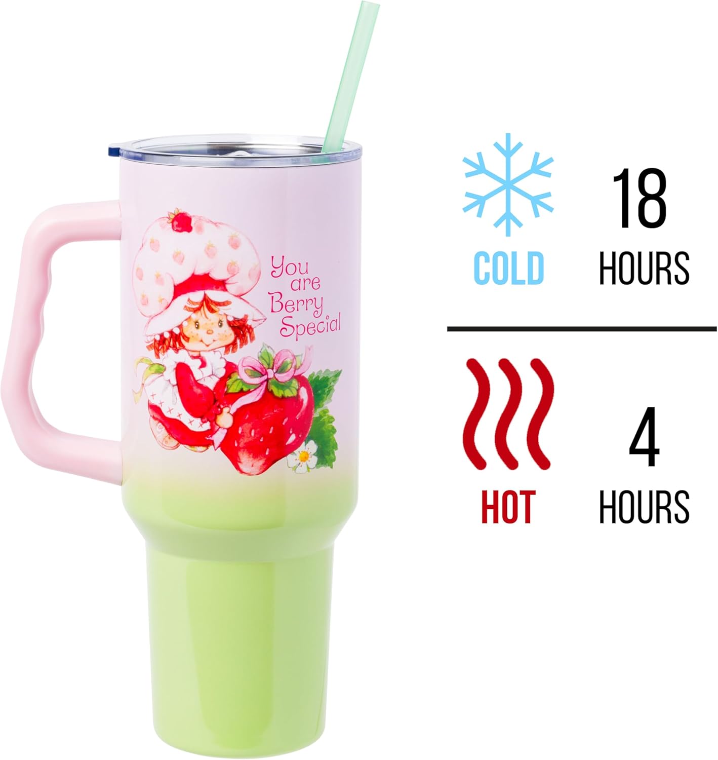 Strawberry Shortcake Ombre Stainless Steel Tumbler