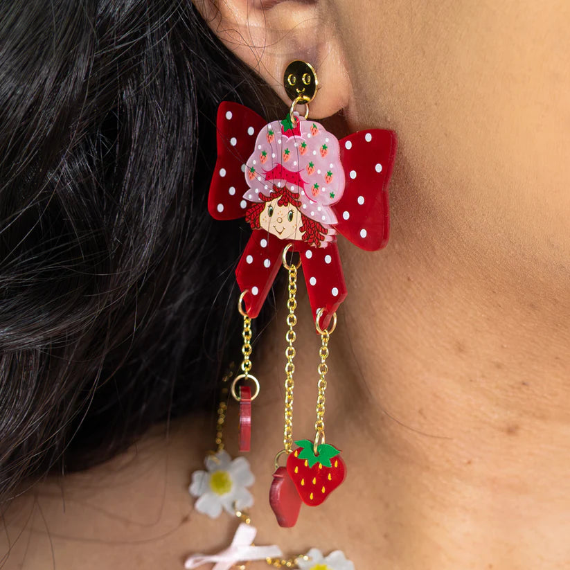 Strawberry Shortcake™ Bow Berries Acrylic Earrings