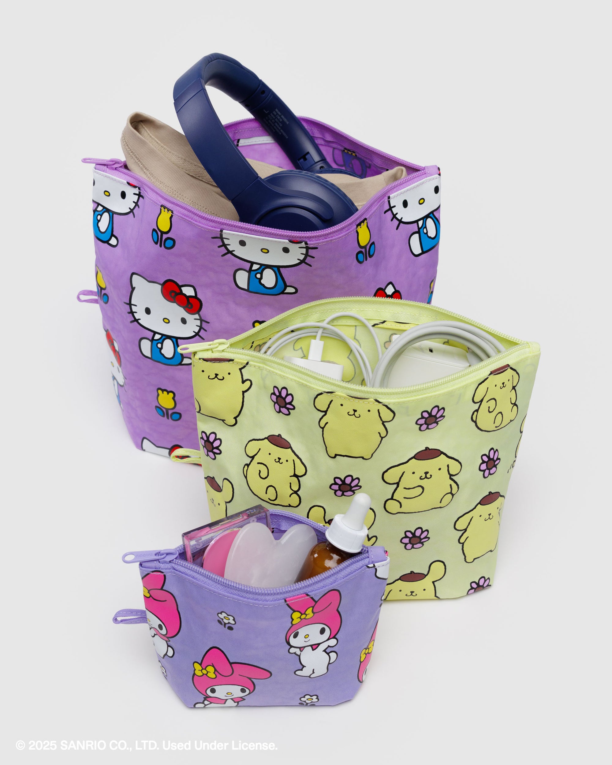 BAGGU Go Pouch Set - Hello Kitty And Friends Florals