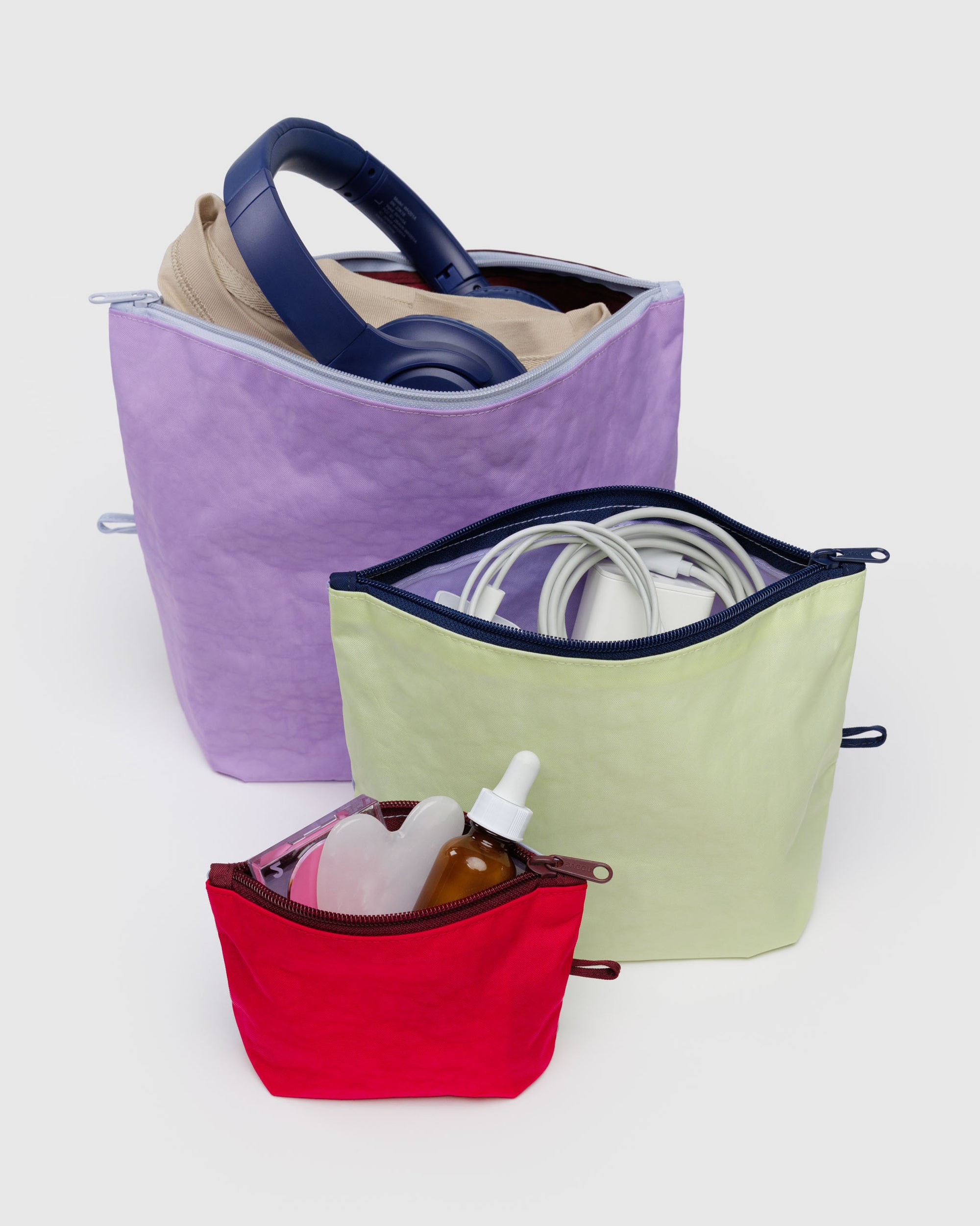 BAGGU Go Pouch Set - Kaleidoscope Mix