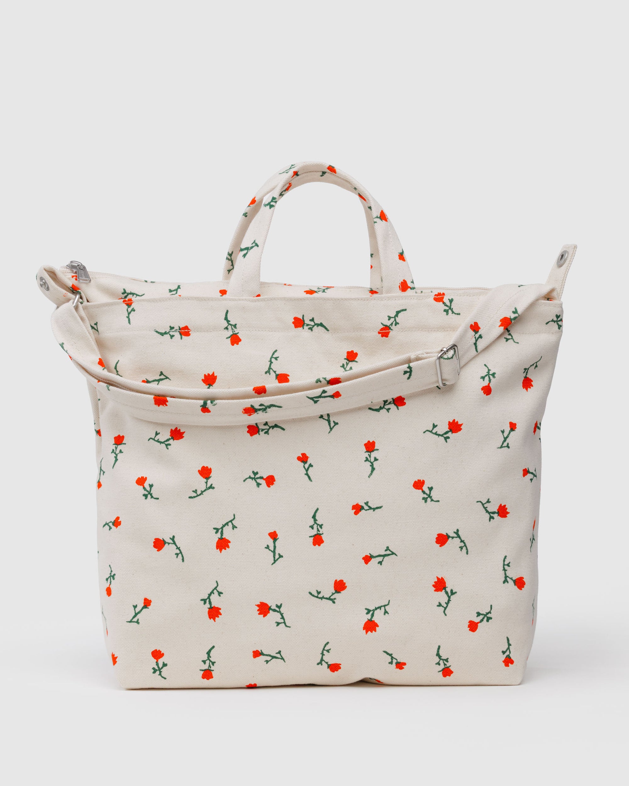 BAGGU Horizontal Zip Duck Bag - Painted Wildflowers