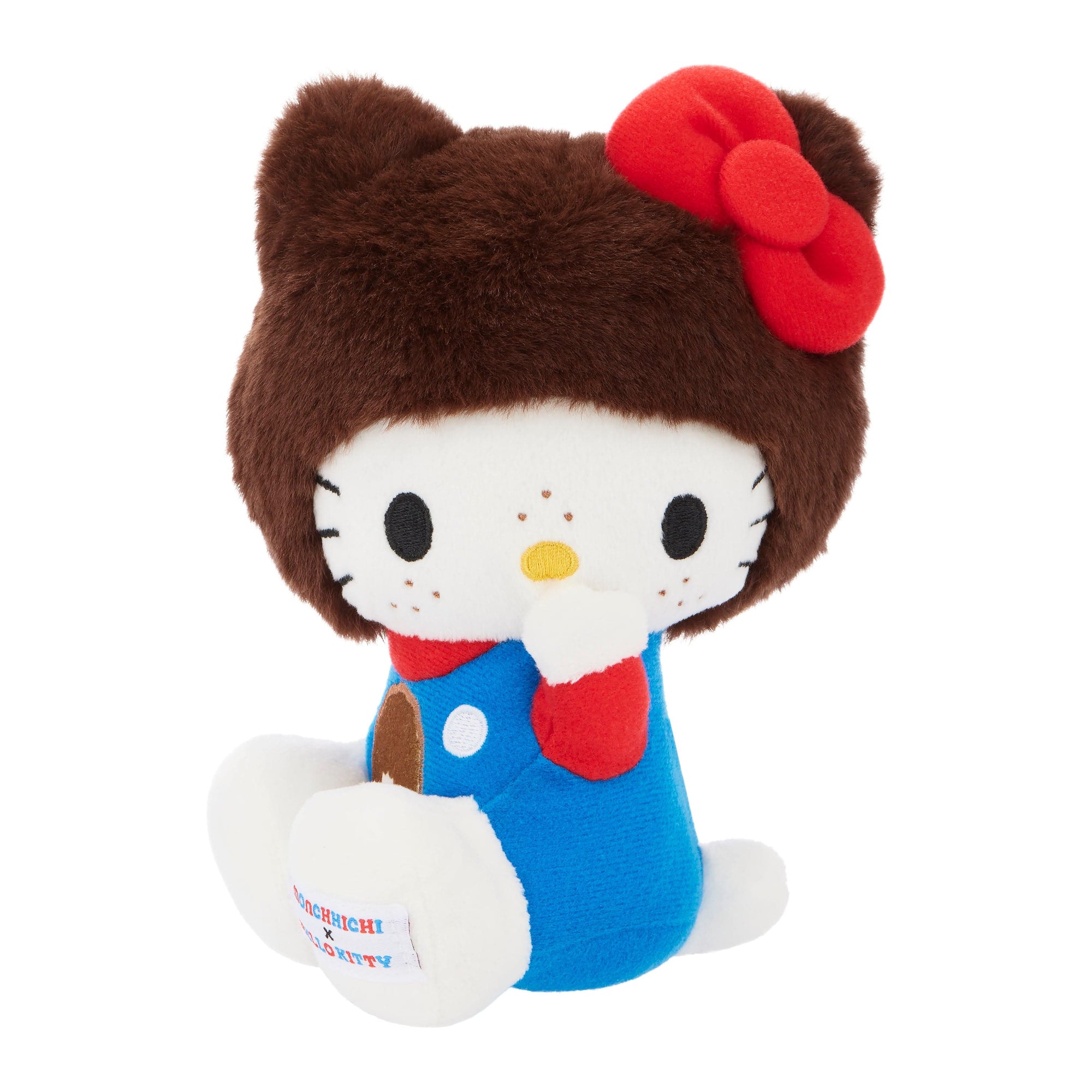 Hello Kitty x Monchhichi Big Head Plush