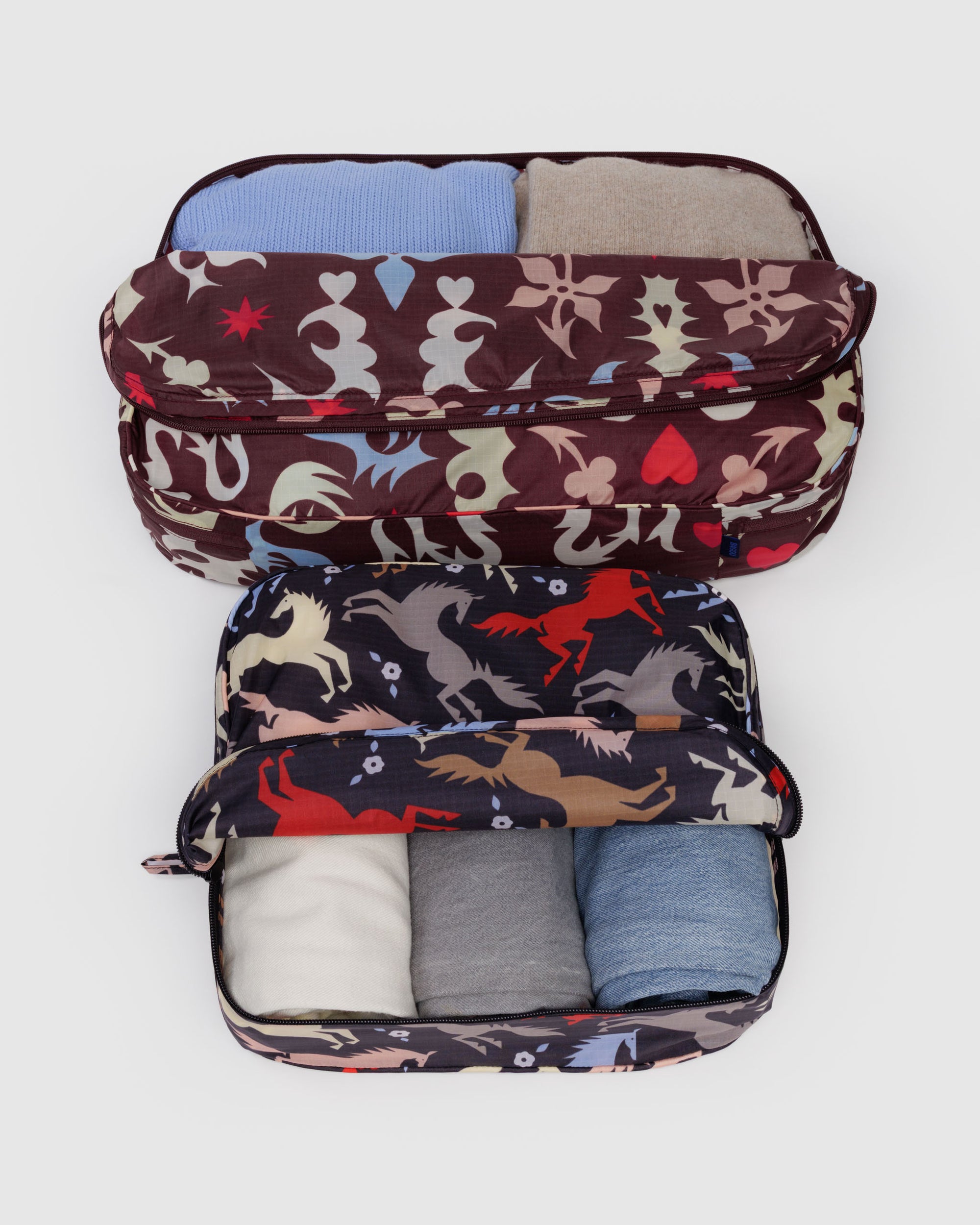 BAGGU Large Packing Cube Set - Western Cut-Outs