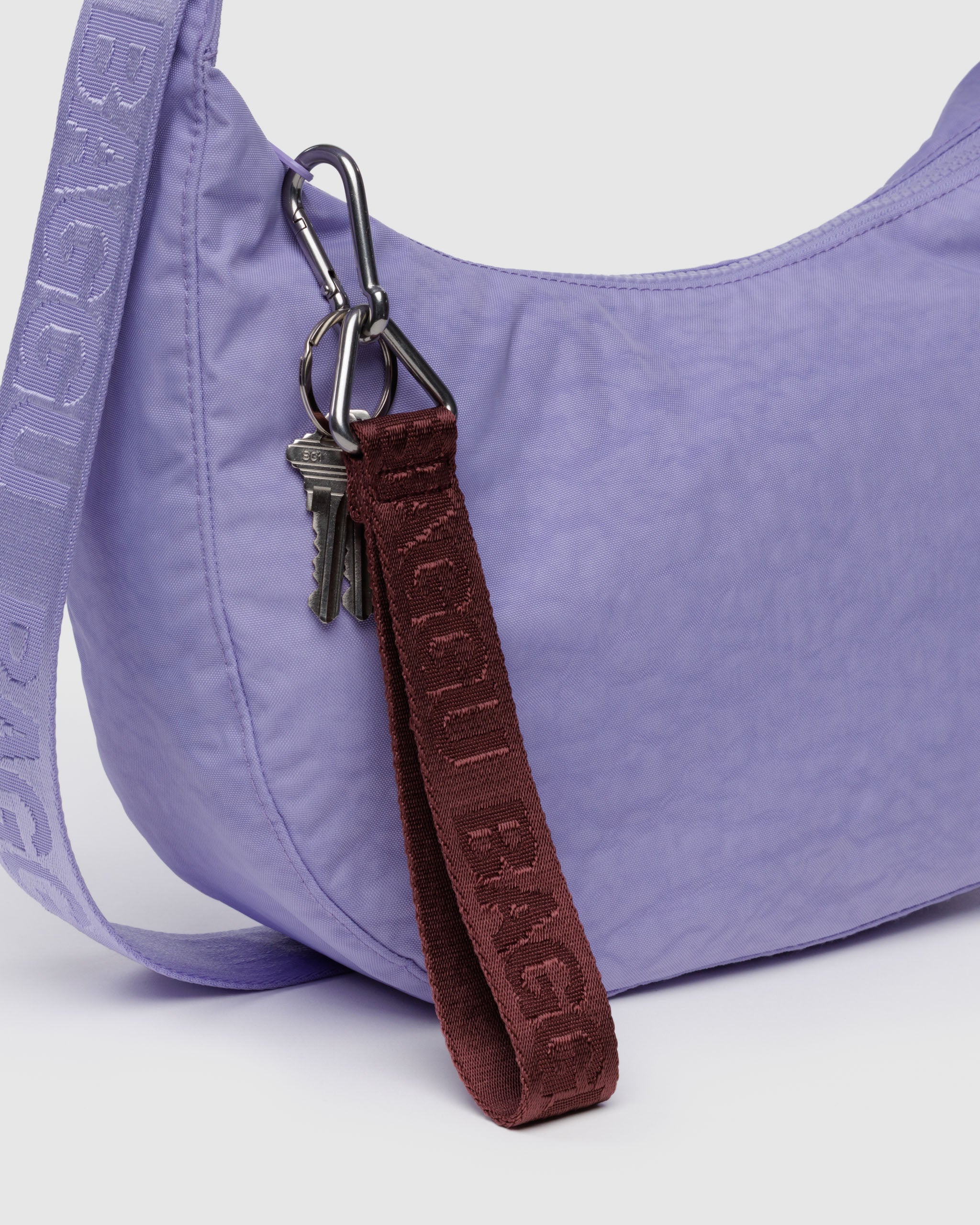 BAGGU Logo Keychain - Mahogany