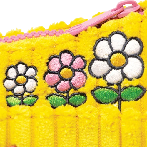 Miffy Corduroy Baguette Crossbody Bag with Bag Charm