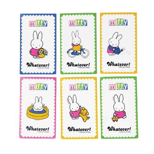 Miffy Corduroy Head Blind Box Coin Bag Charms with Stickers