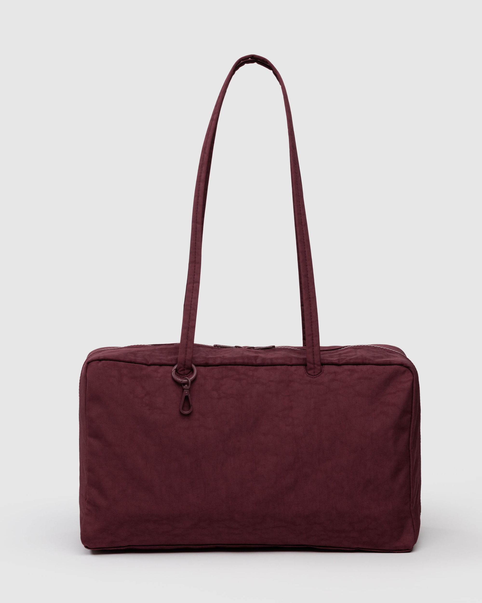 BAGGU Medium Nylon Bowler Bag - Mahogany