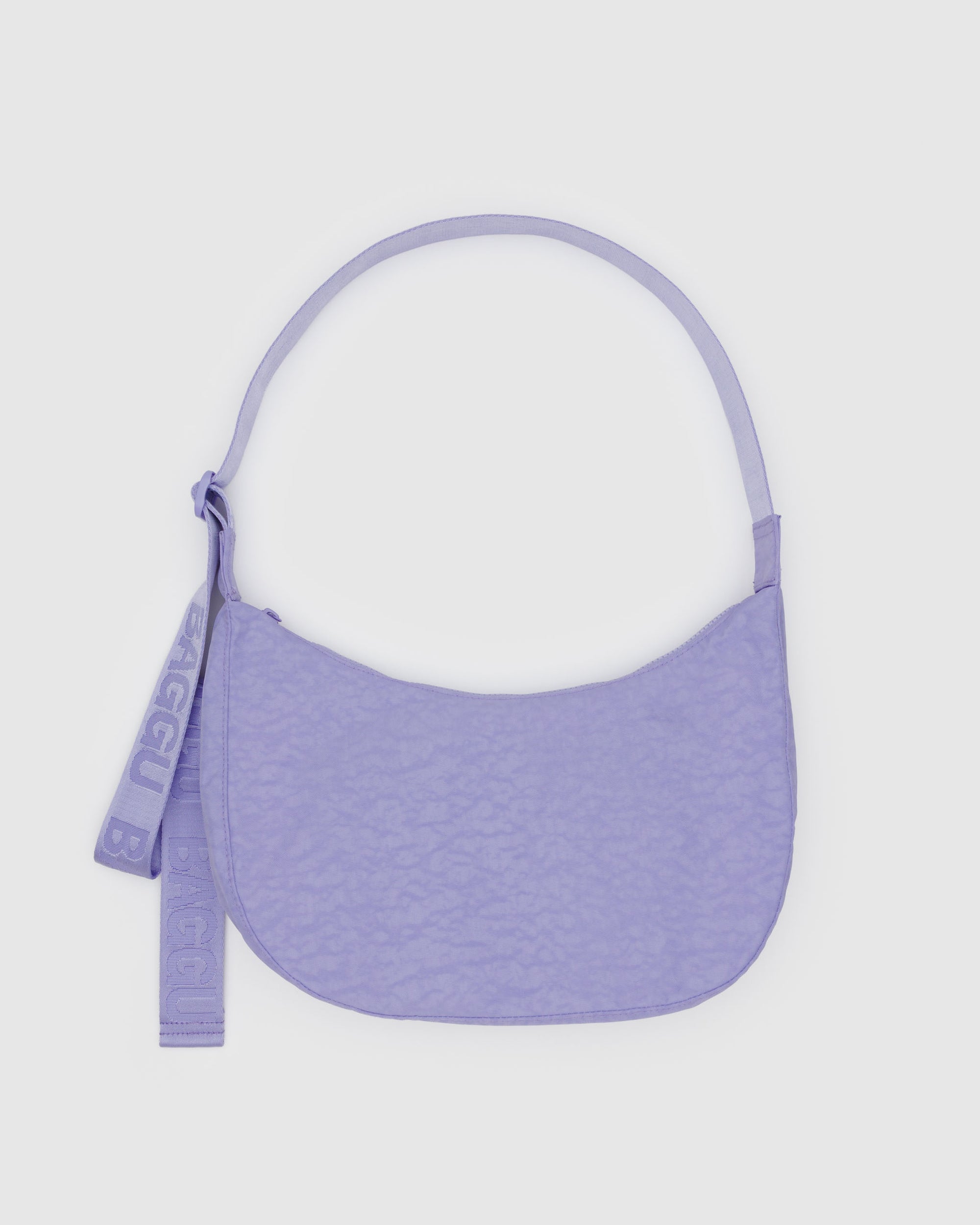 BAGGU Medium Nylon Crescent Bag - Wisteria