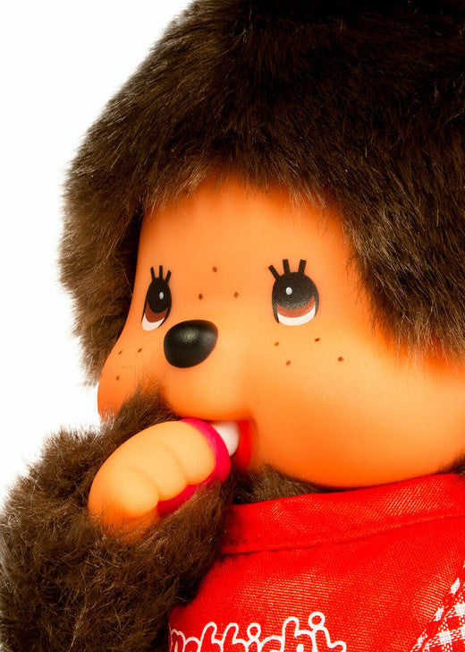 Monchhichi - Standard Boy W/ Red Bib