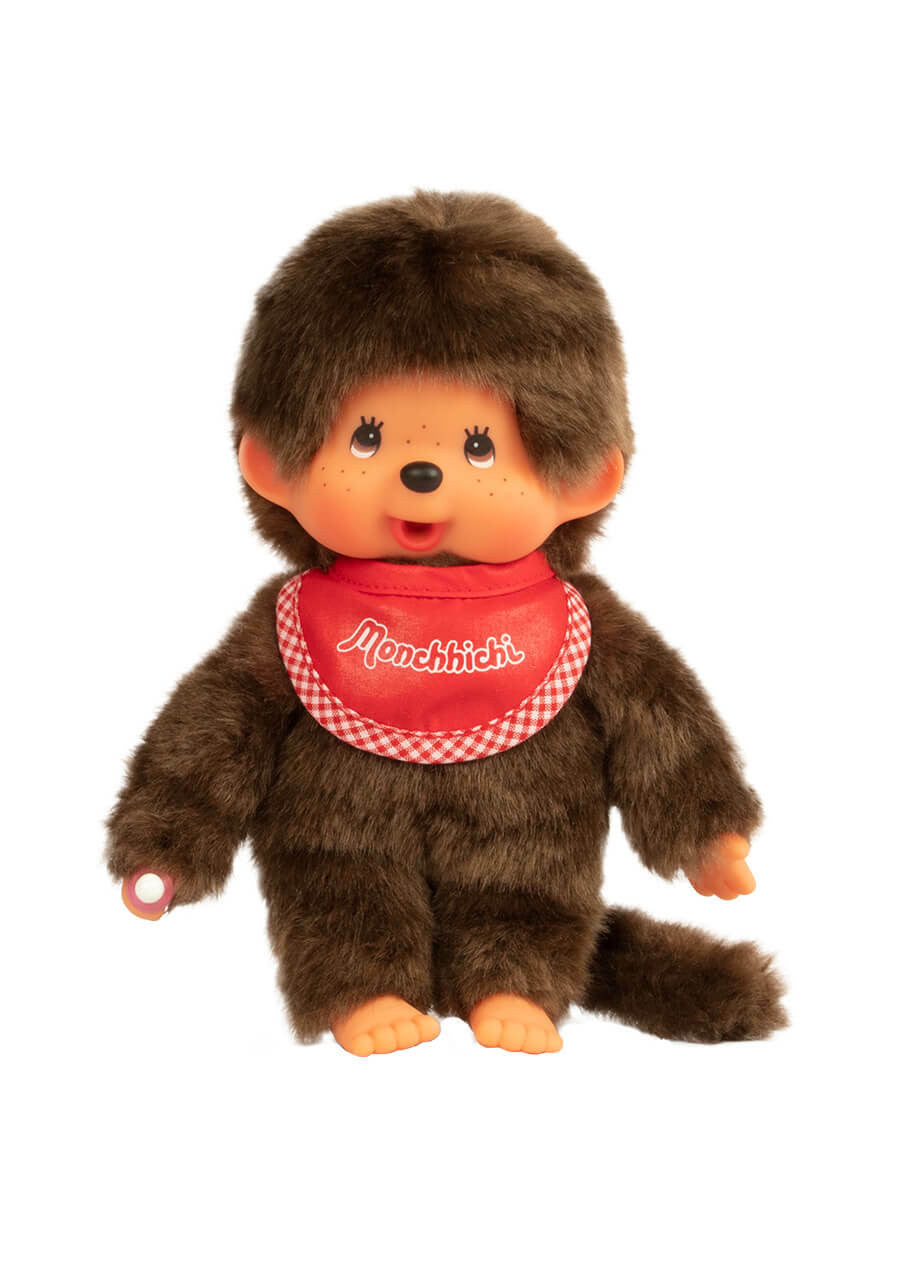 Monchhichi - Standard Boy W/ Red Bib