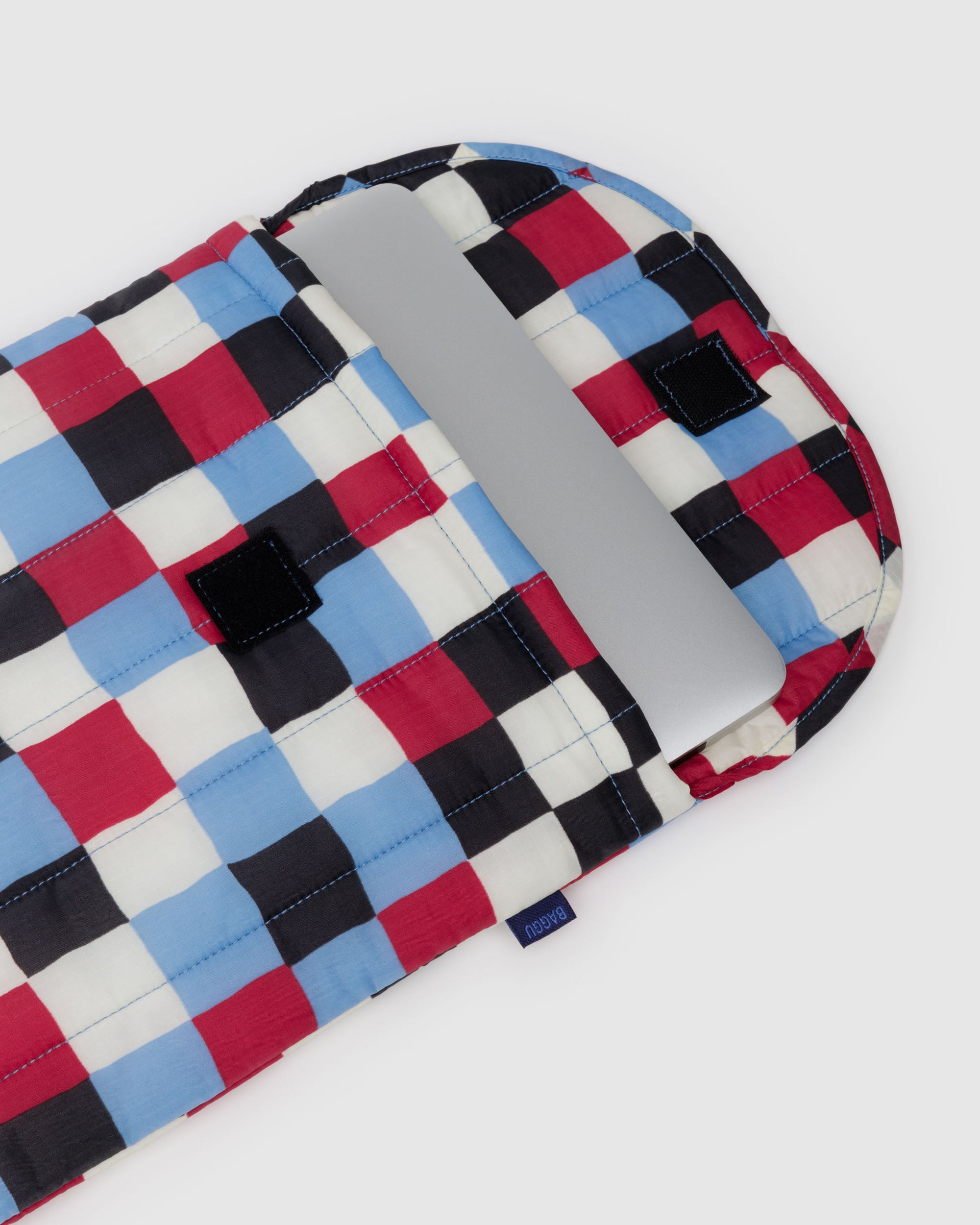BAGGU Puffy Laptop Sleeve 16" - Painted Check