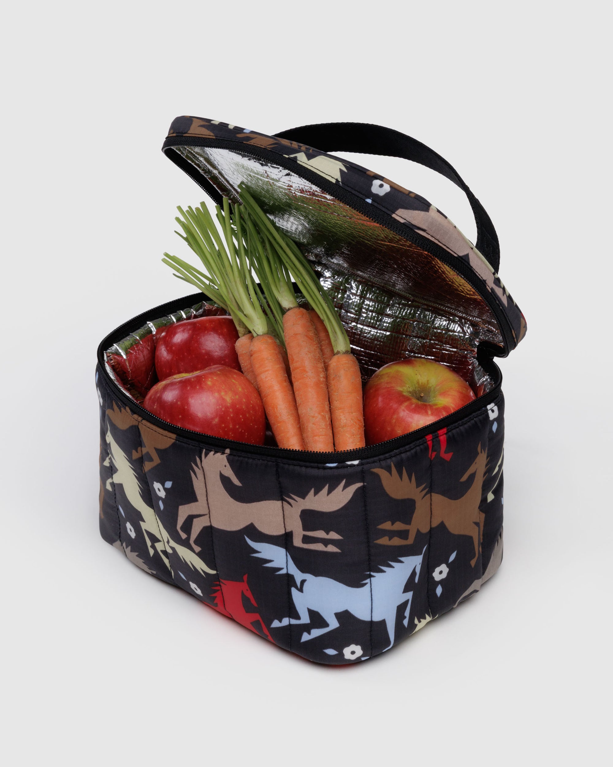 BAGGU Puffy Lunch Bag - Horse Cut-Outs