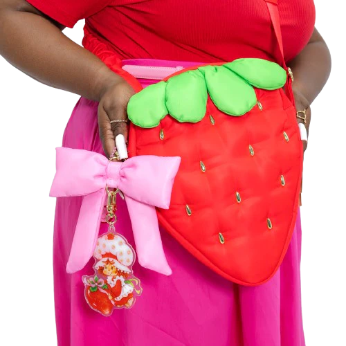 Strawberry Shortcake™ Quilted Strawberry Crossbody Bag