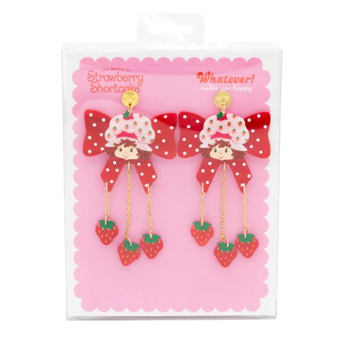 Strawberry Shortcake™ Bow Berries Acrylic Earrings