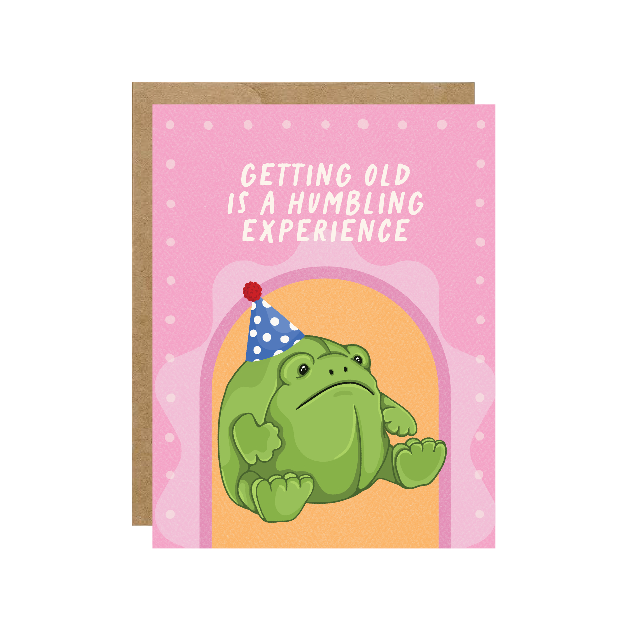 Humbling Frog Jellycat Card