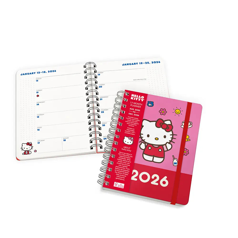 2026 Hello Kitty Playful Pink Planner