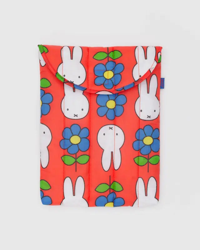 BAGGU Puffy Laptop Sleeve 13"/14"- Flower Miffy