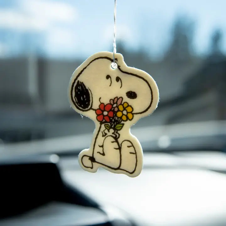 Snoopy Flowers Air Freshener