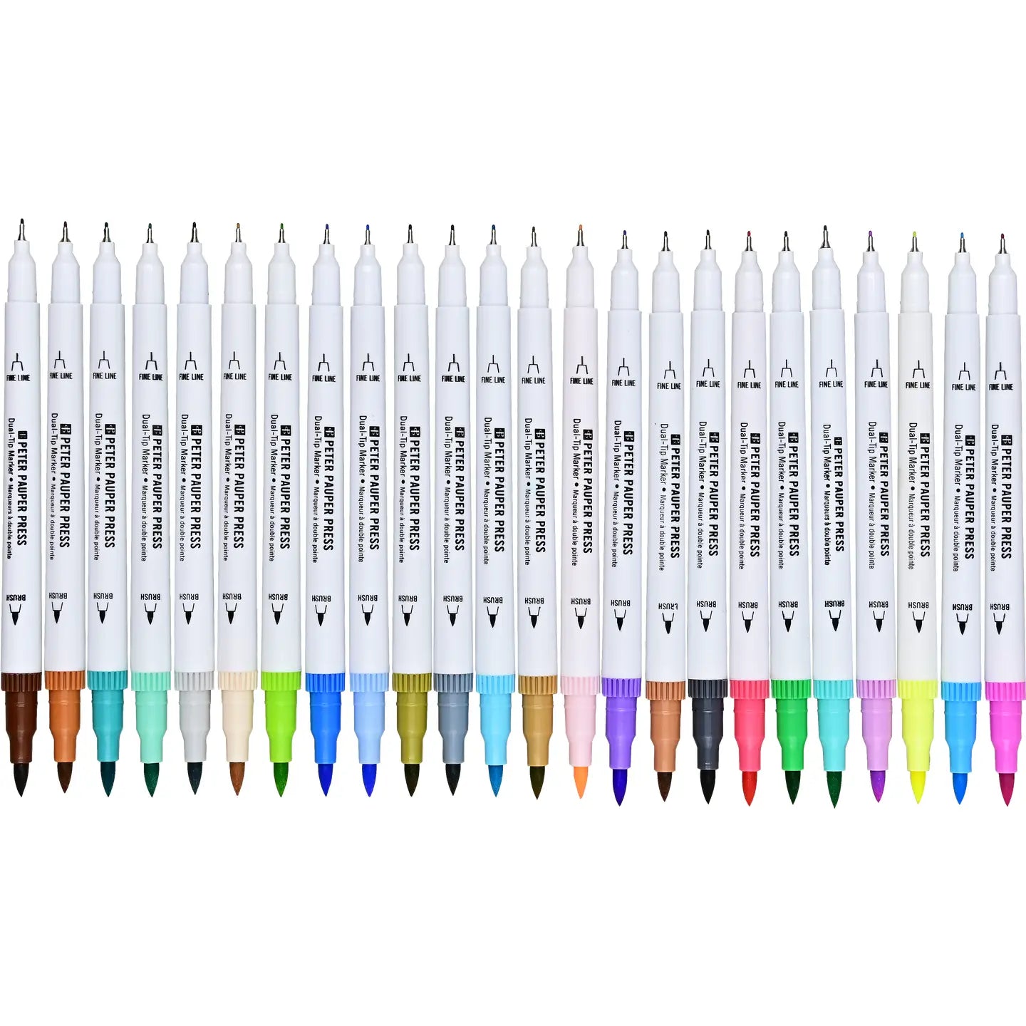 Pastel Dual Tip Marker Set