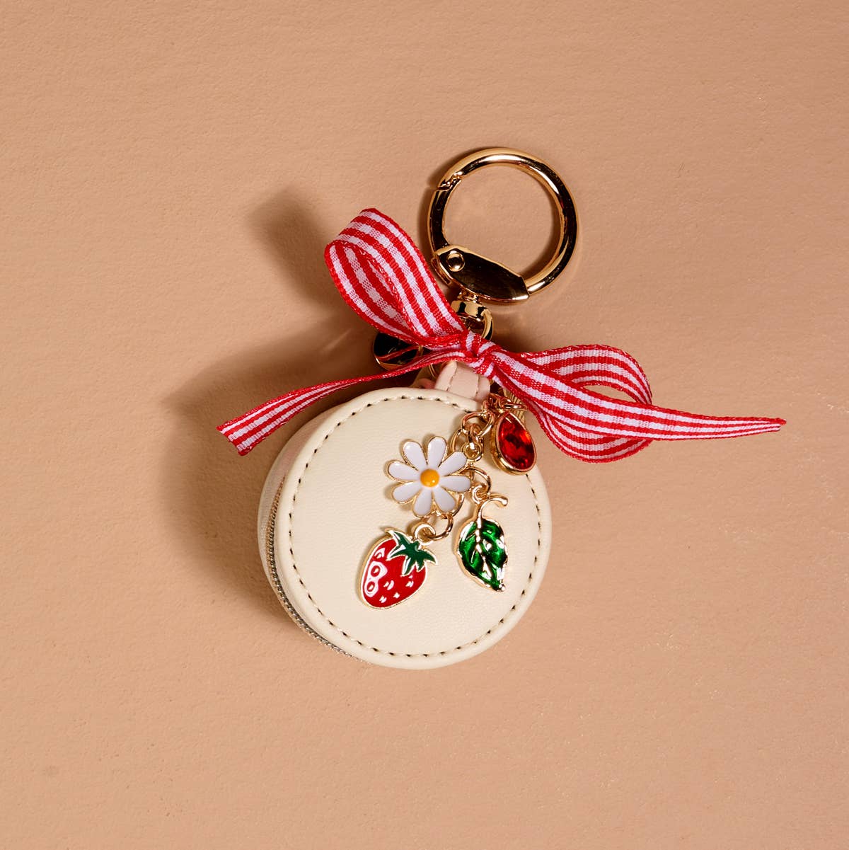 Travel Jewelry Case Bag Charm-Strawberry Shortcake