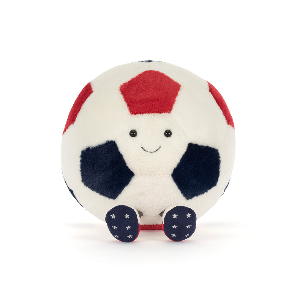 Jellycat Amuseables USA Soccer Ball