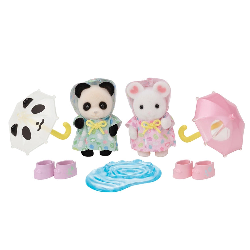 Calico Critters Rainy Day Duo