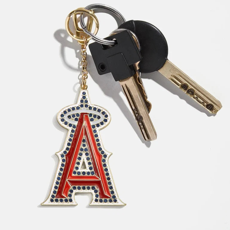 BaubleBar Angels Logo Keychain
