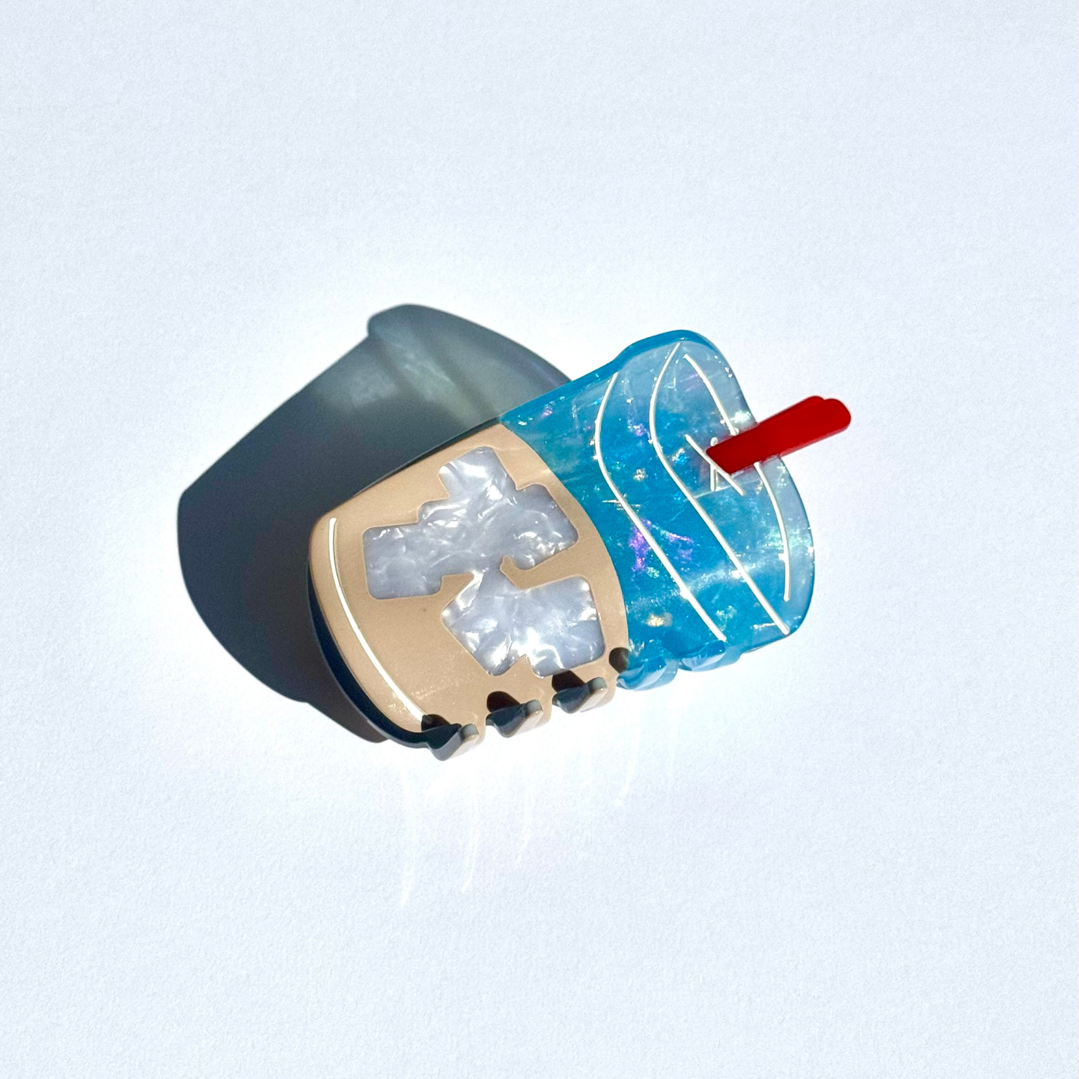 Iced Coffee Hair Claw
