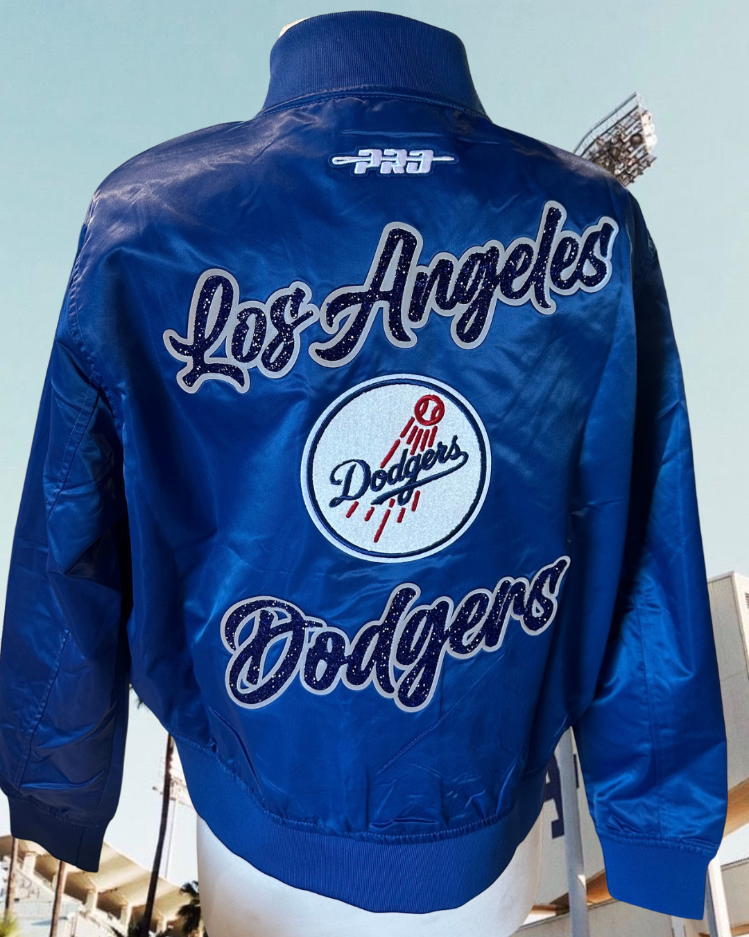 Los Angeles Dodgers Crystalline Satin Jacket