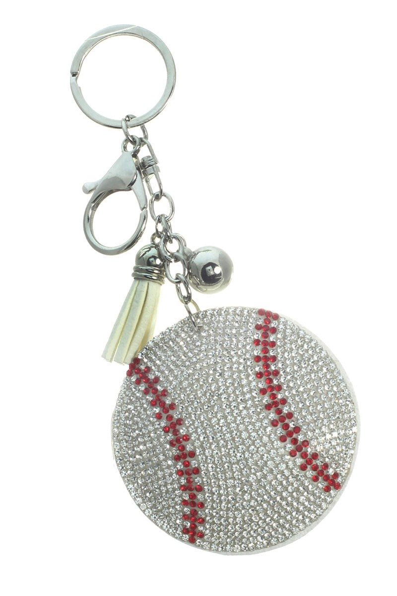 Sparkle Baseball Bag Charm