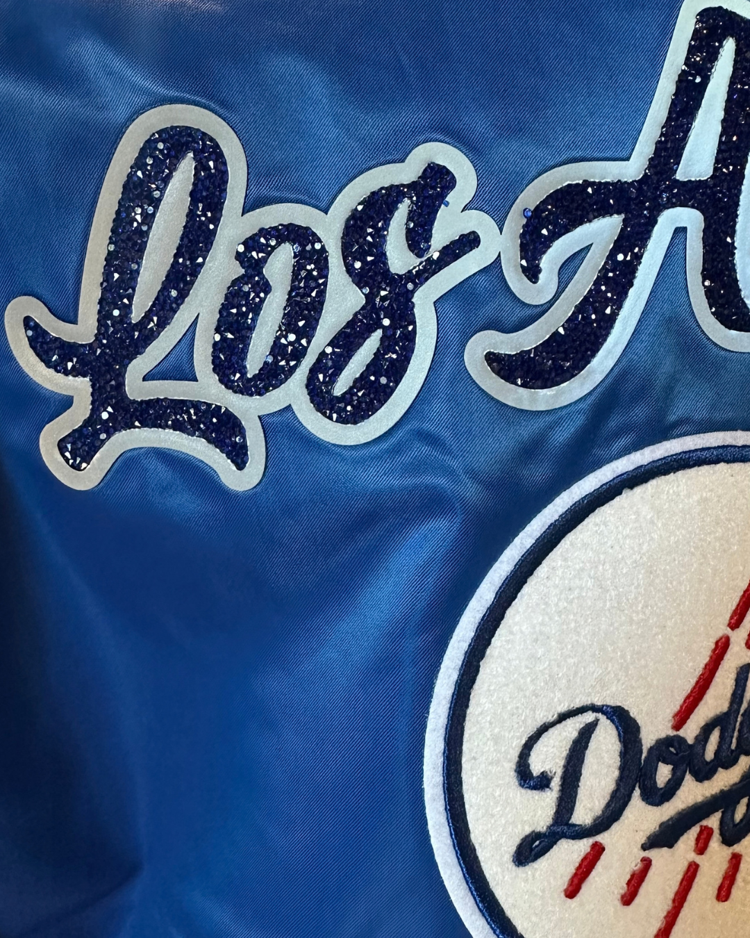 Los Angeles Dodgers Crystalline Satin Jacket
