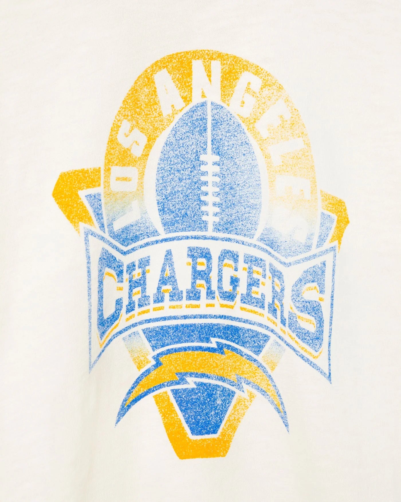 LA Chargers Mock Neck Crop Tee