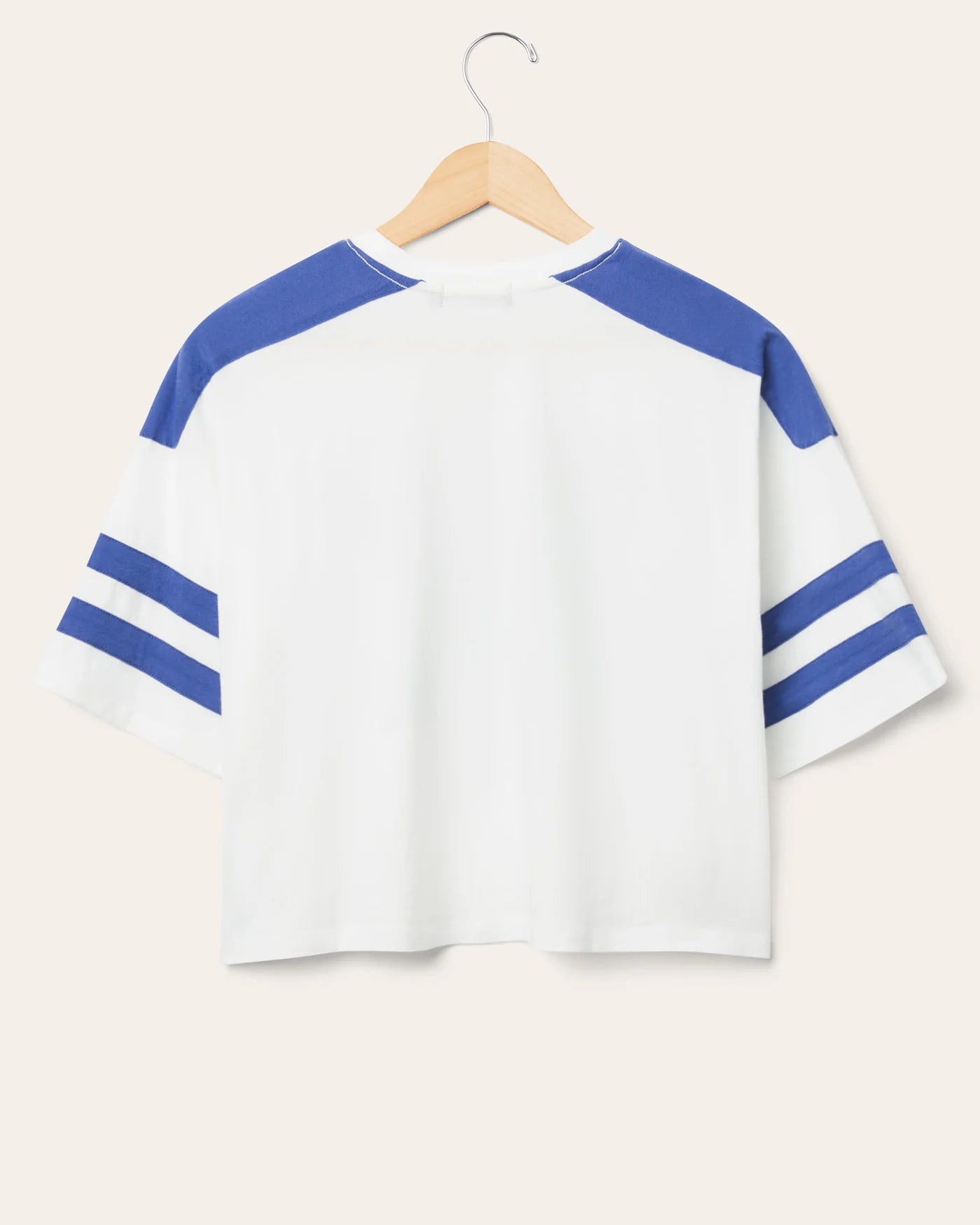 LA Rams Striped Crop Tee