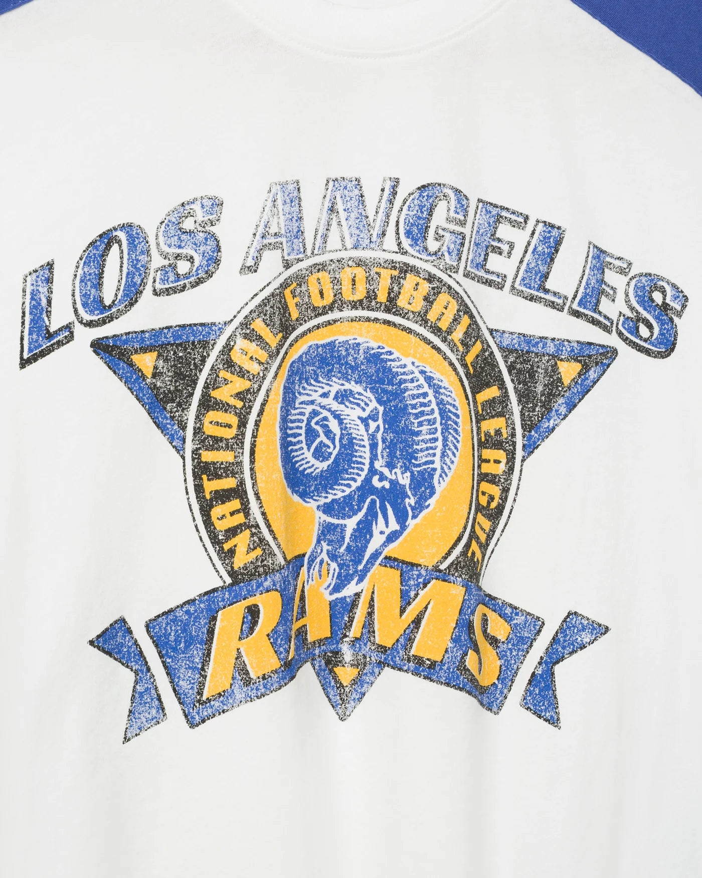 LA Rams Striped Crop Tee