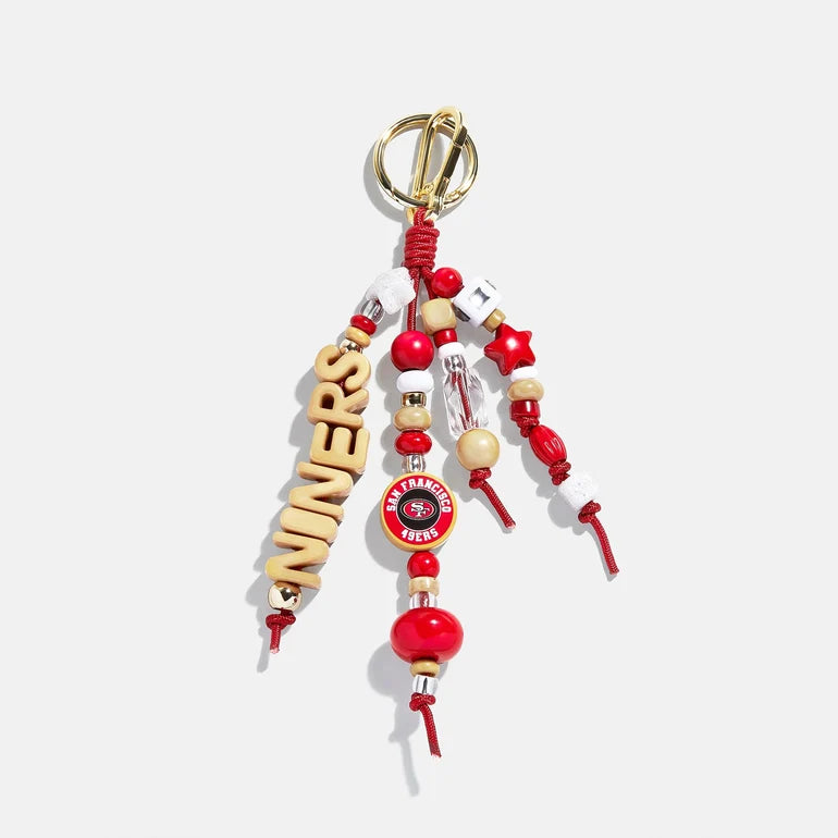 BaubleBar 49ers Beaded Bag Charm
