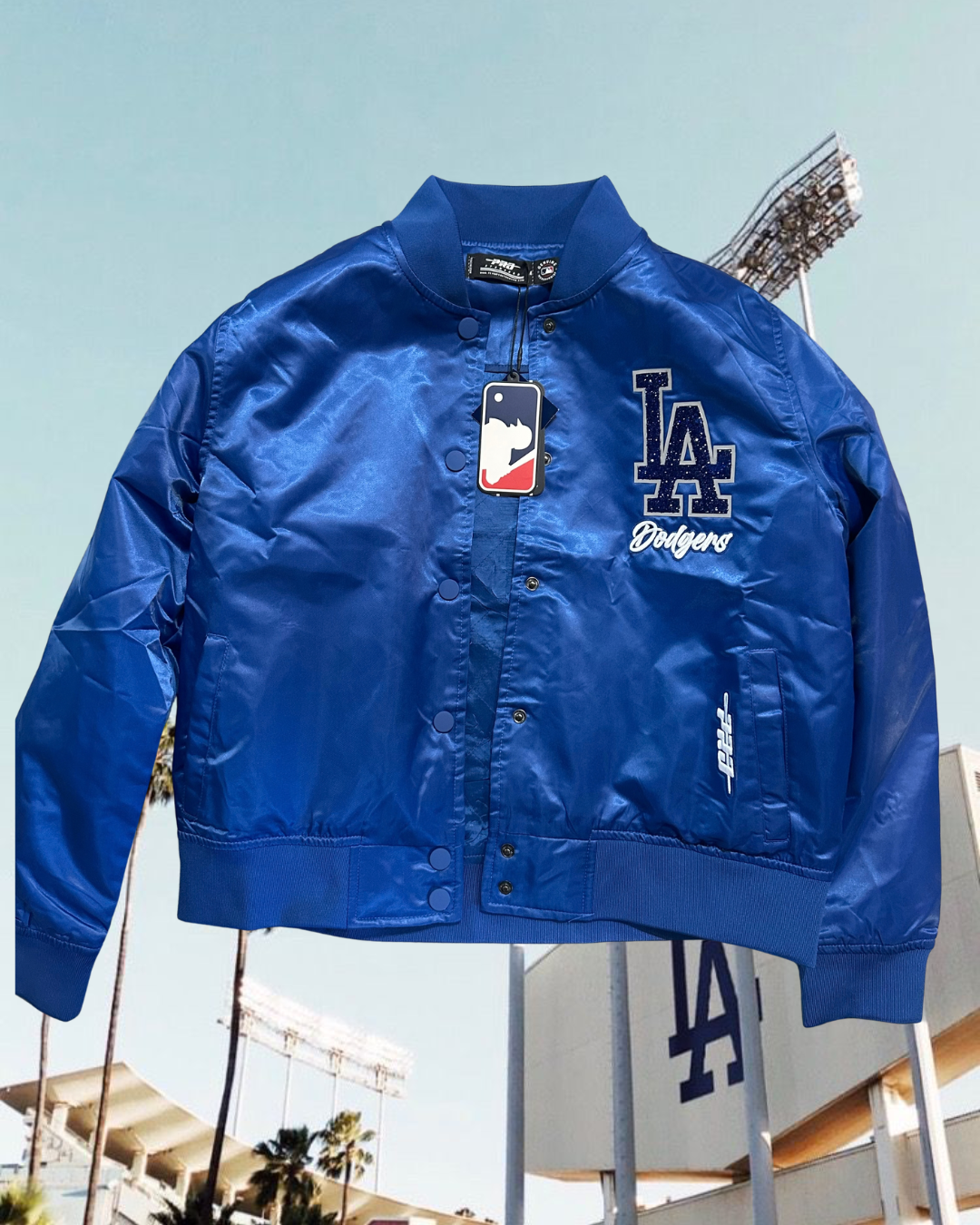 Los Angeles Dodgers Crystalline Satin Jacket