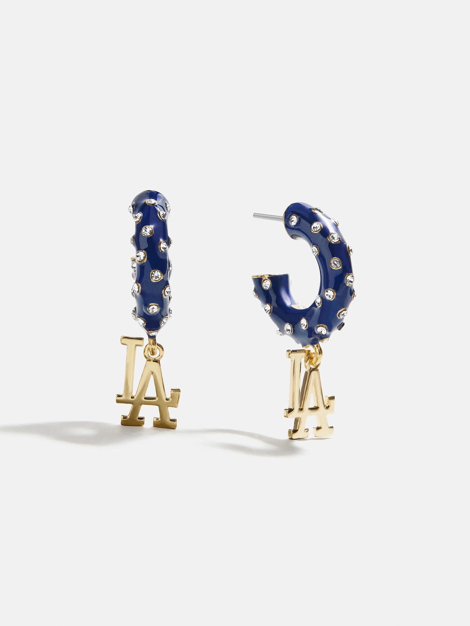 BaubleBar Dodgers Enamel Hoops