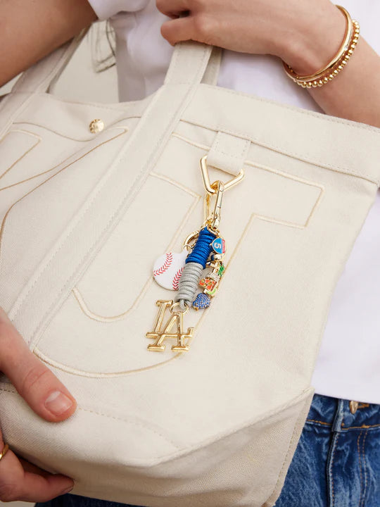 BaubleBar x Dodgers Paracord Bag Charm