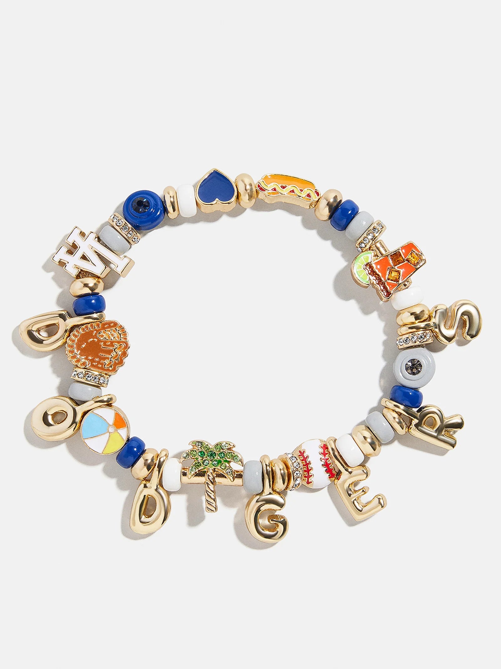 BaubleBar x Dodgers Motif Beaded Bracelet