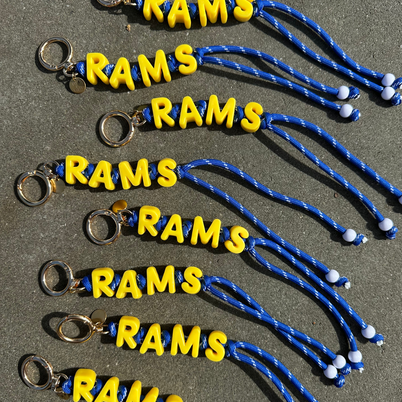 Los Angeles Rams Bubble Bag Charm