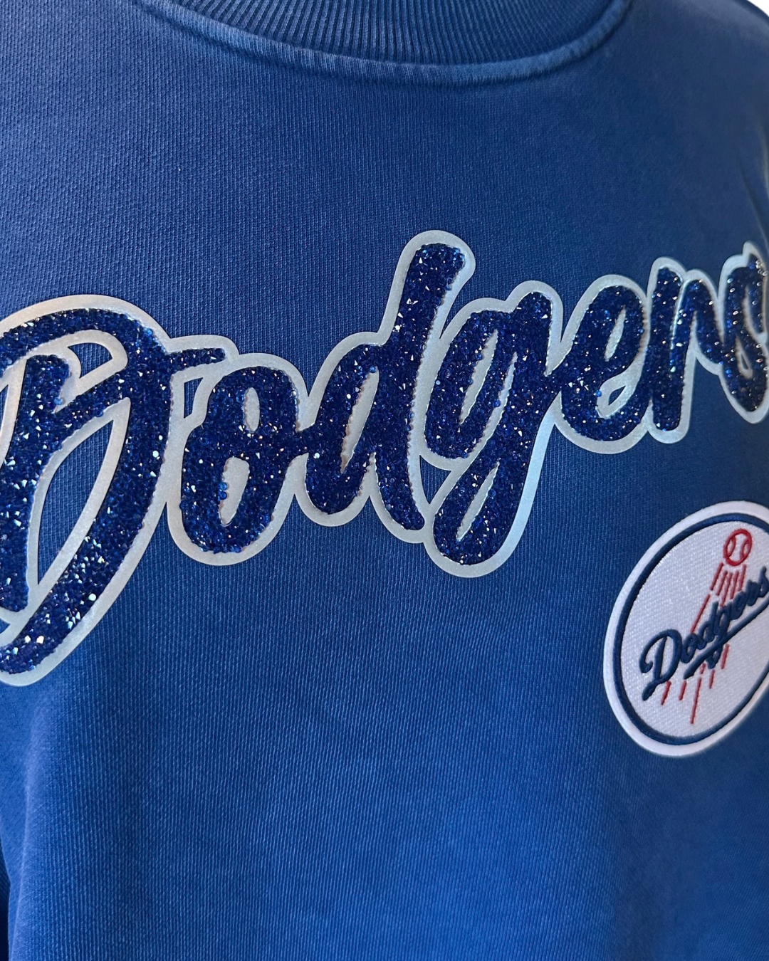 Los Angeles Dodgers Showtime Sparkle Crewneck