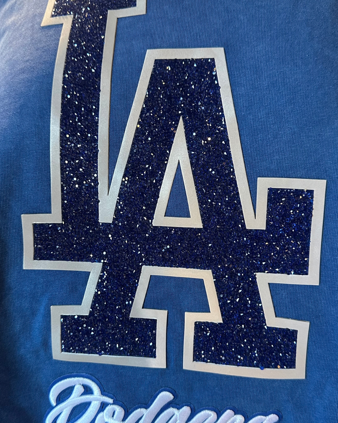Dodgers Crystalline Over Dyed Boxy Tee