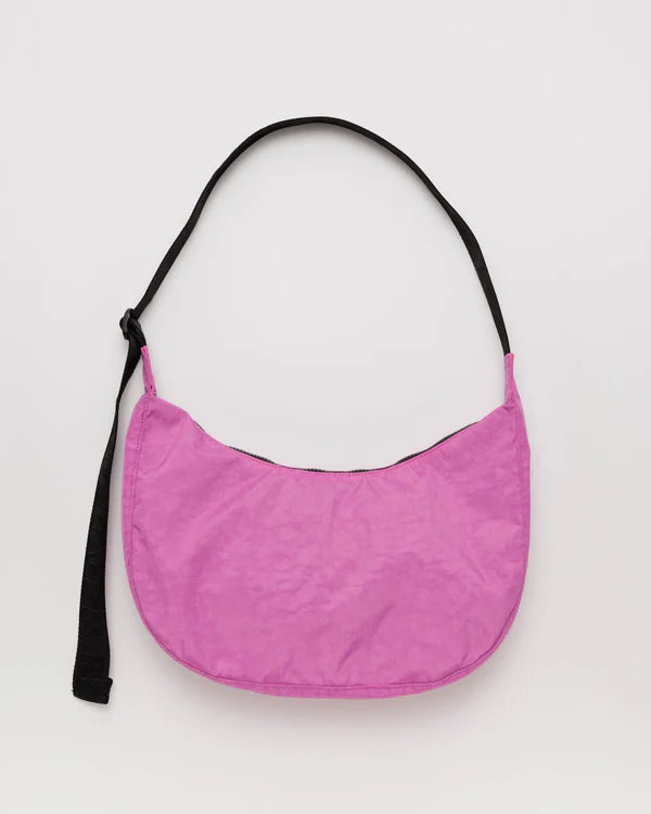 Baggu Medium Nylon Crescent Bag Extra Pink