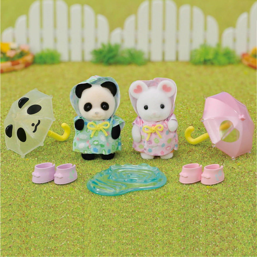 Calico Critters Rainy Day Duo