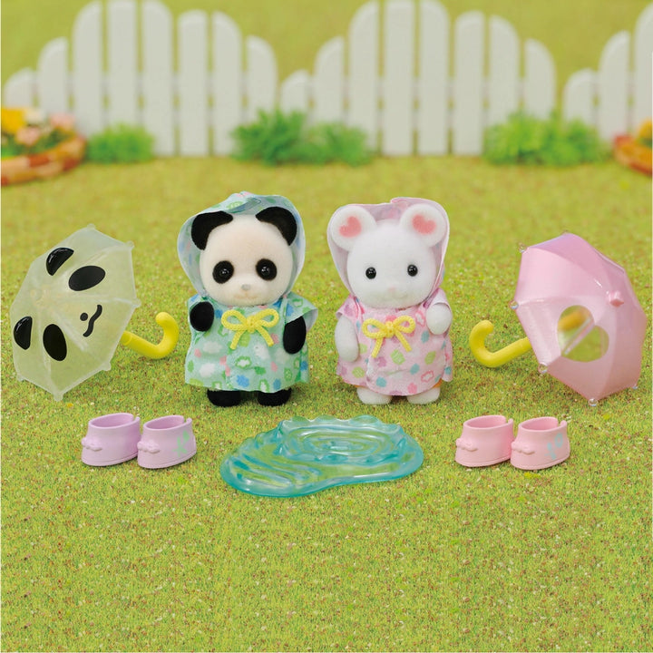 Calico Critters Rainy Day Duo