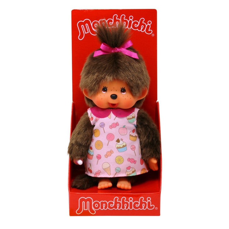 Monchhichi Pop N Candy Girl with Candy Dress Plush Doll