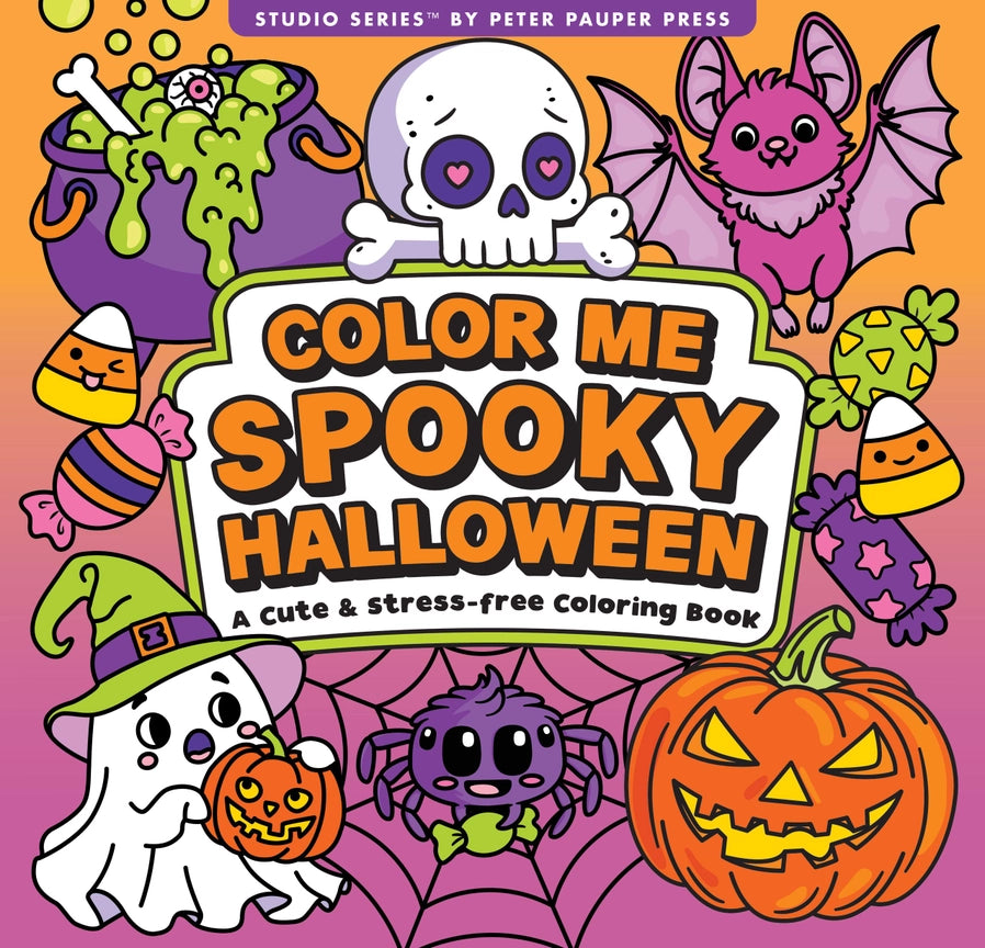Color Me Spooky Halloween Coloring Book